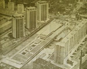 Le centre commercial en chantier 