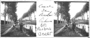 Pêcheurs le long du canal de Roubaix