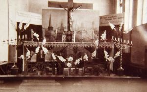 L'autel de la chapelle de la maison Saint Jean Bosco