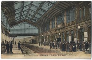 Le hall de la gare