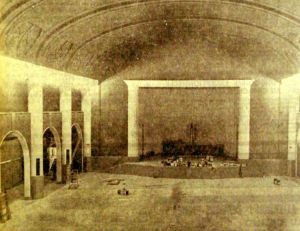 La salle Watremez en travaux