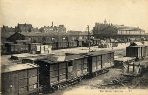 La gare de marchandises