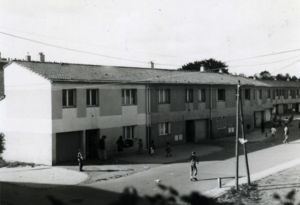 L'entrée de la cité familiale Grande Rue 