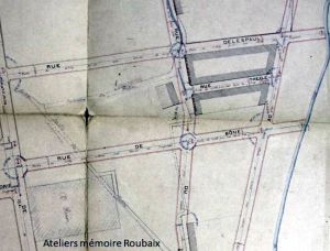 Le projet de quartier en 1889