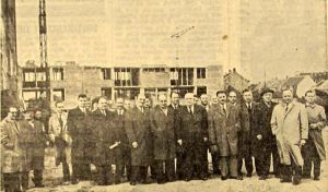 La visite des officiels au Hutin en mai 1960