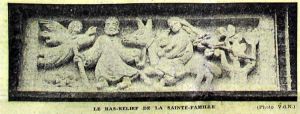 Le bas-relief de la Sainte Famille