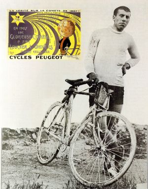 Publicité pour les cycles Peugeot