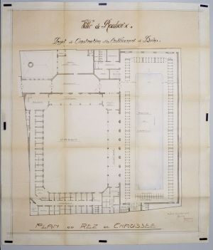 Plan aquarellé