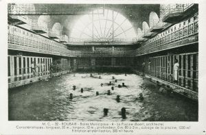 La piscine bien remplie !