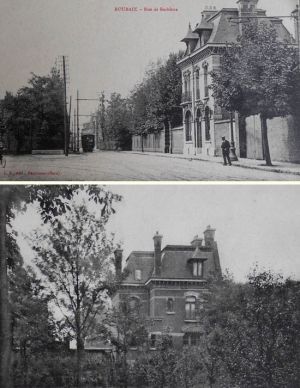 L'habitation de la directrice, vue de la rue et du collège